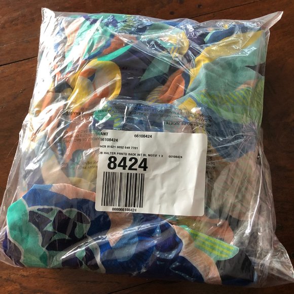 💙 NEW Anthropologie Alexandra Farmer Printed Maxi Dress 1X - Picture 4 of 12